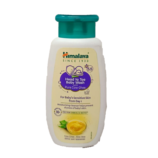Himalaya Head to Toe Baby Wash with pure cow ghee 100ml